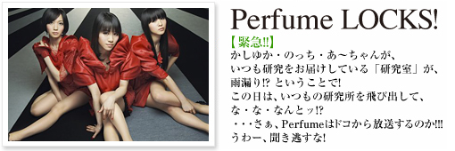 Perfume LOCKS!?