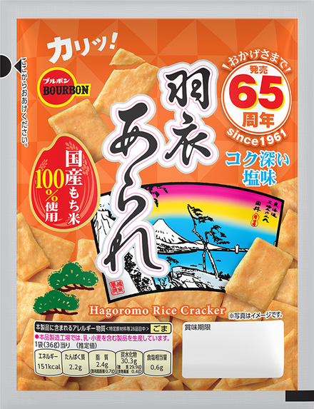 「アルミ羽衣あられ」10袋入りを合計12名様の方に抽選でプレゼント！